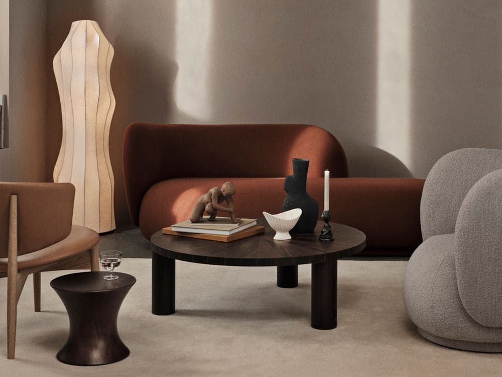 Ferm Living Rico Divan Left - Tonus - Red Brown — фото 3