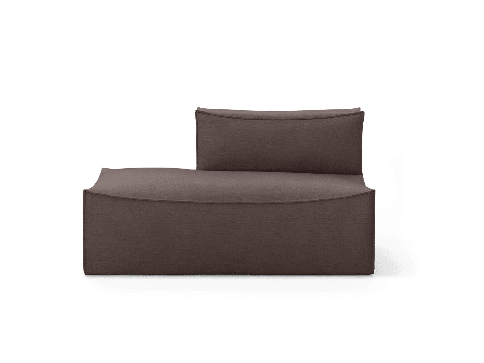 Ferm Living Catena Sofa Open End Left S300 - Hot Madison - Brown