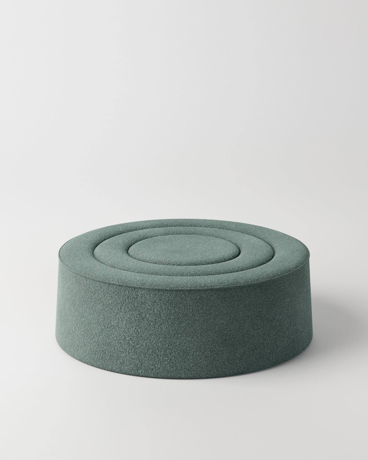 WOUD Praline pouf (Ø122 cm) - Natural bouclé — фото 4