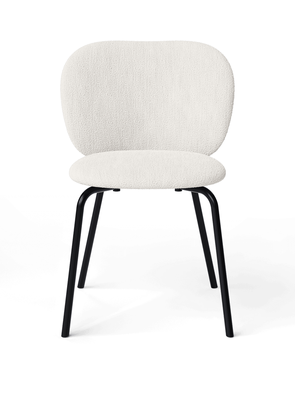 Ferm Living Rico Chair - Black - Bouclé - Off-white — фото 2