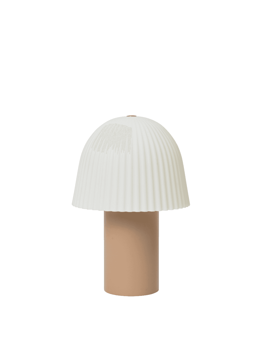 Ferm Living Frill Portable Lamp - Rose/White — фото 2