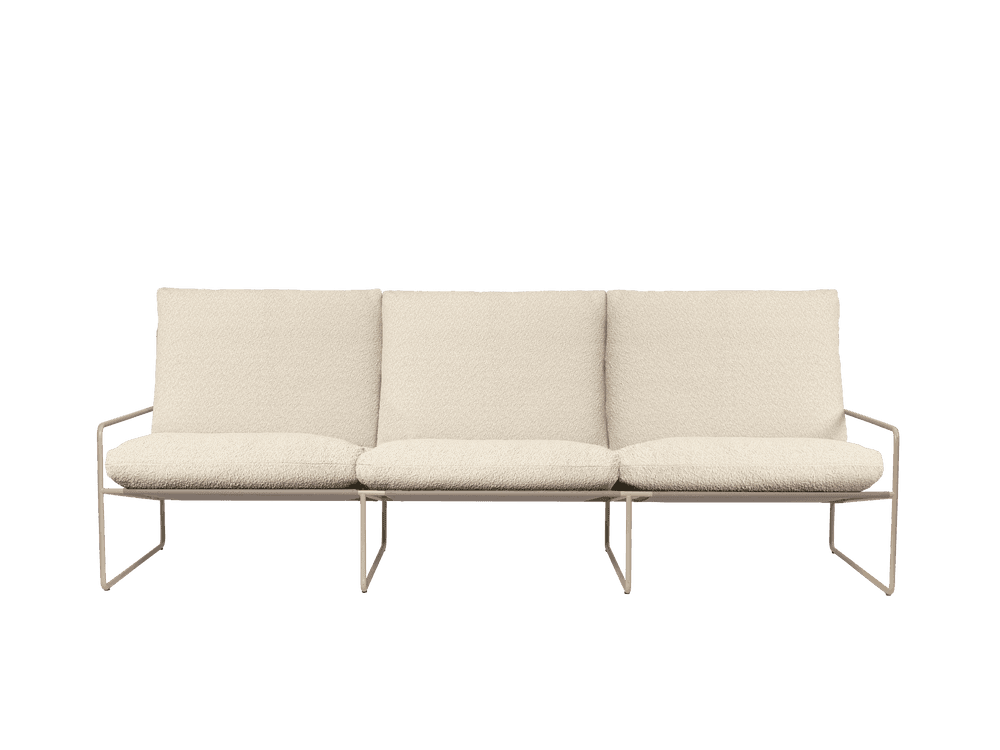 Ferm Living Desert 3-seater - Cashmere - Pure Bouclé - Off-White — фото 2