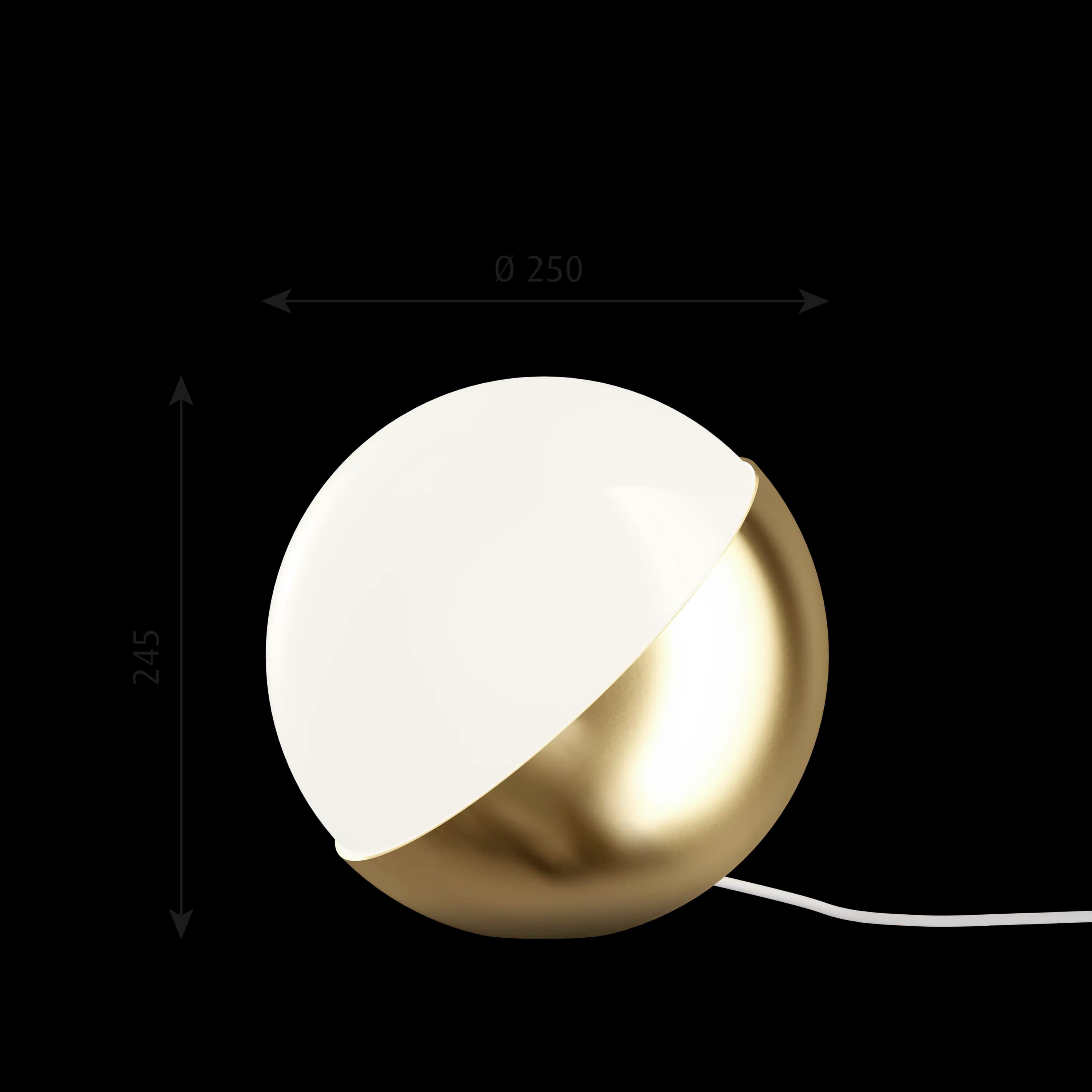 Louis Poulsen VL Studio Table/Floor Lamp Lacquered brass Ø 250 — фото 8