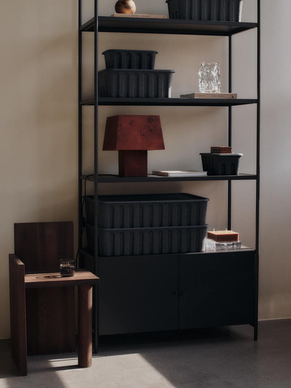 Ferm Living Punctual - Cabinet - Anthracite — фото 3