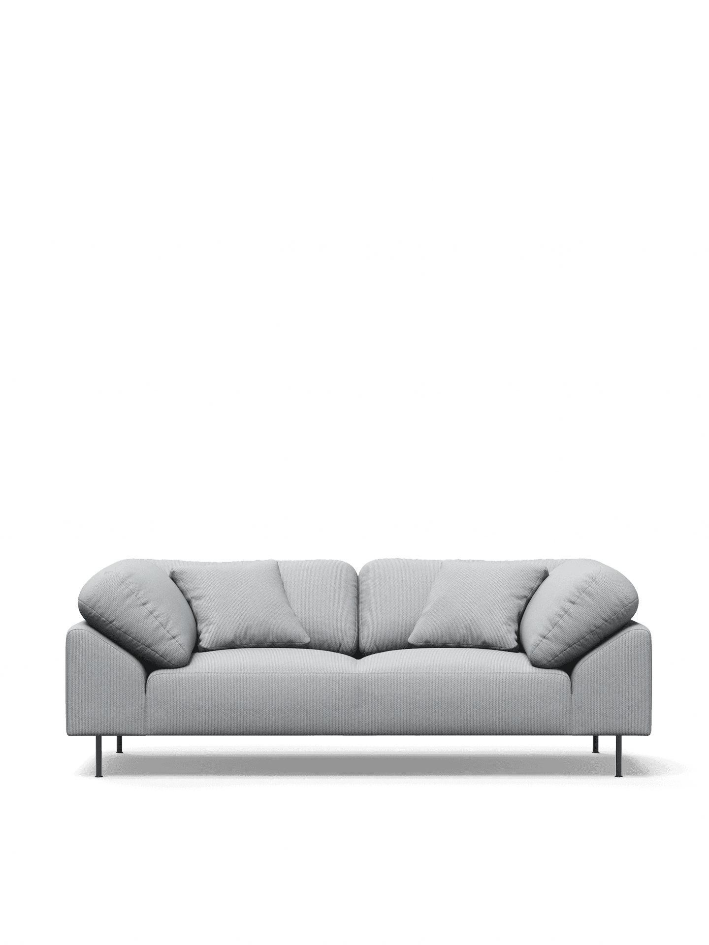 WOUD Collar 2-seater - Light grey