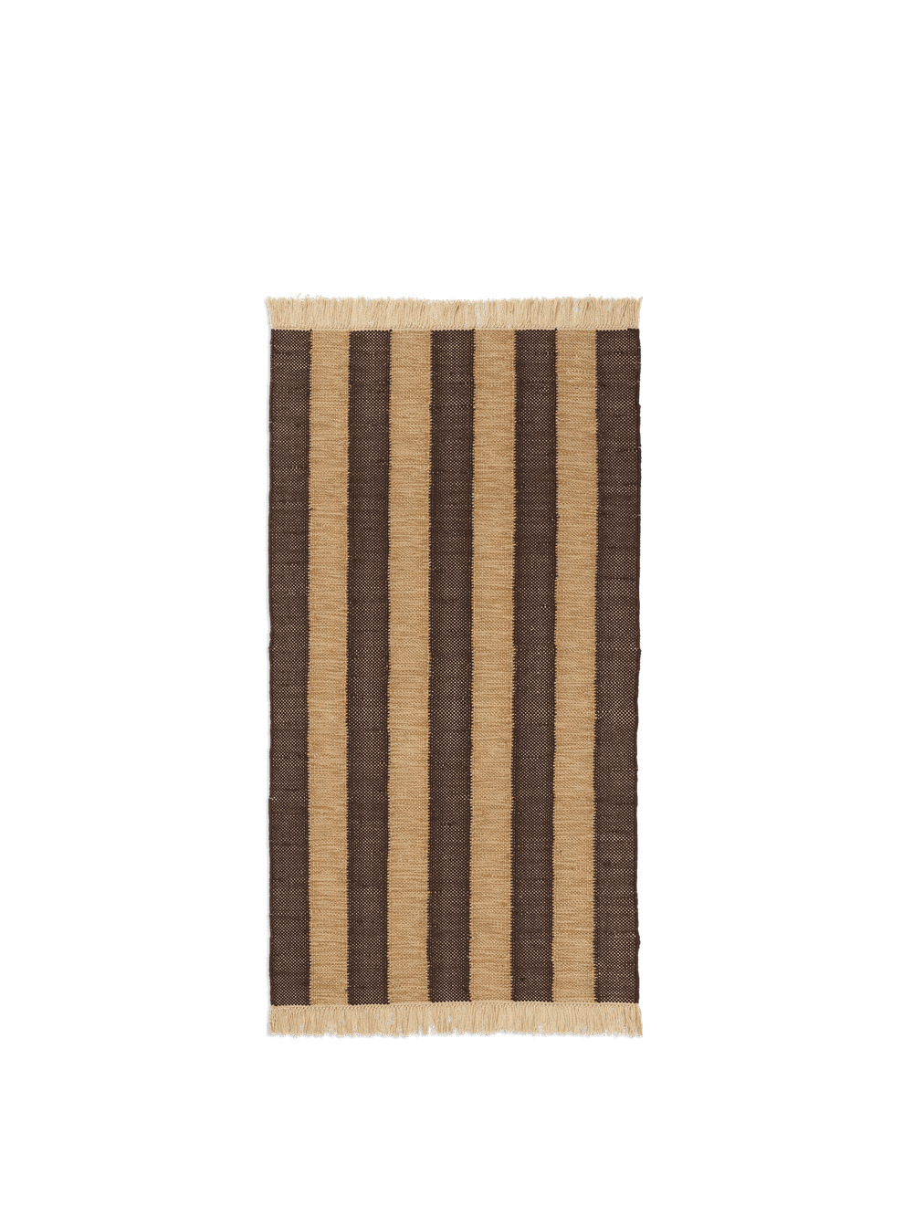 Ferm Living Ives Rug - Tan/Chocolate — фото 2