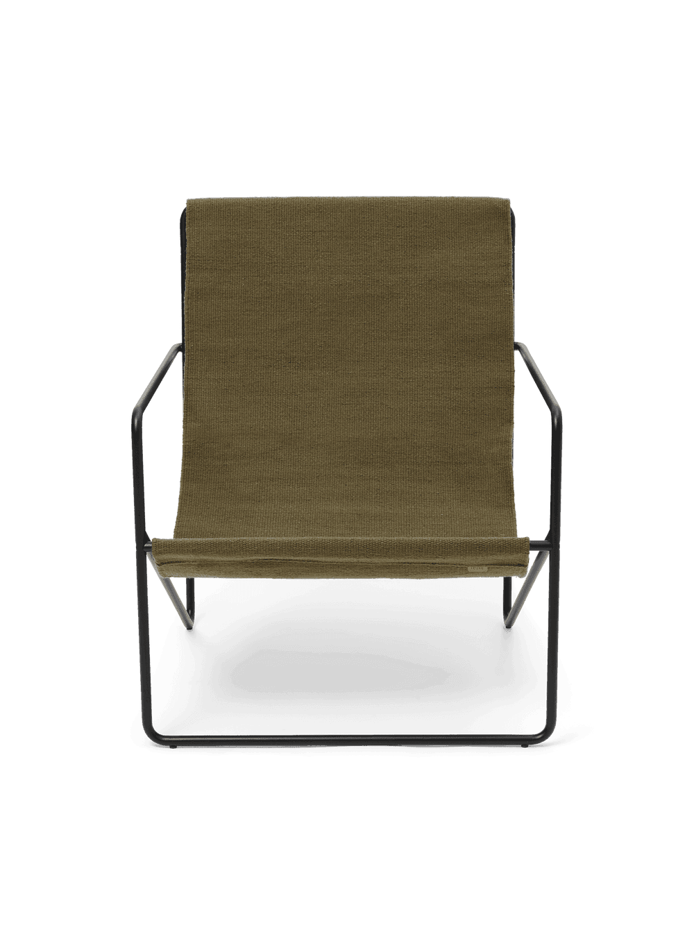 Ferm Living Desert Lounge Chair - Black - Olive — фото 3