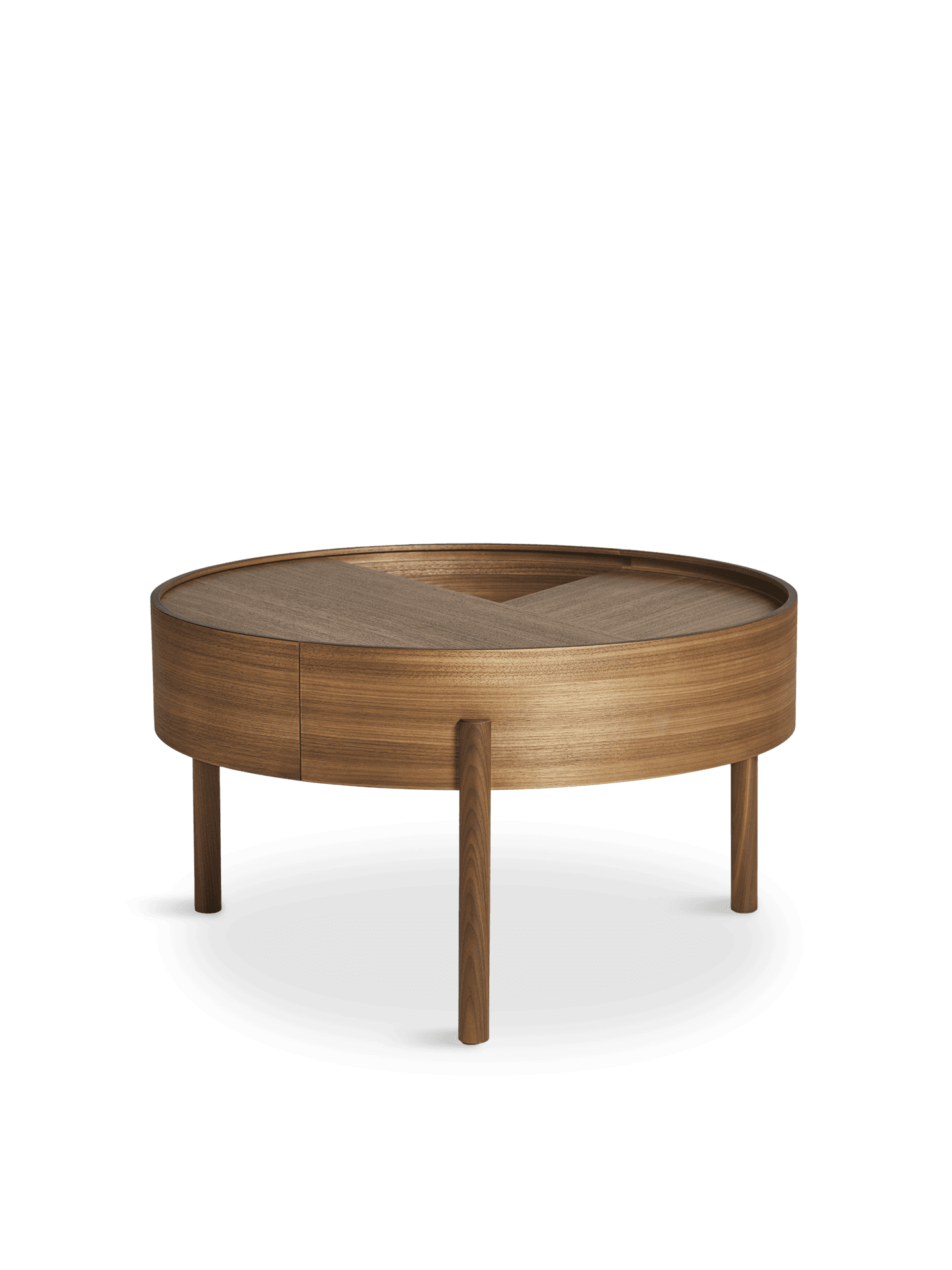 WOUD Arc coffee table (66 cm) - Walnut