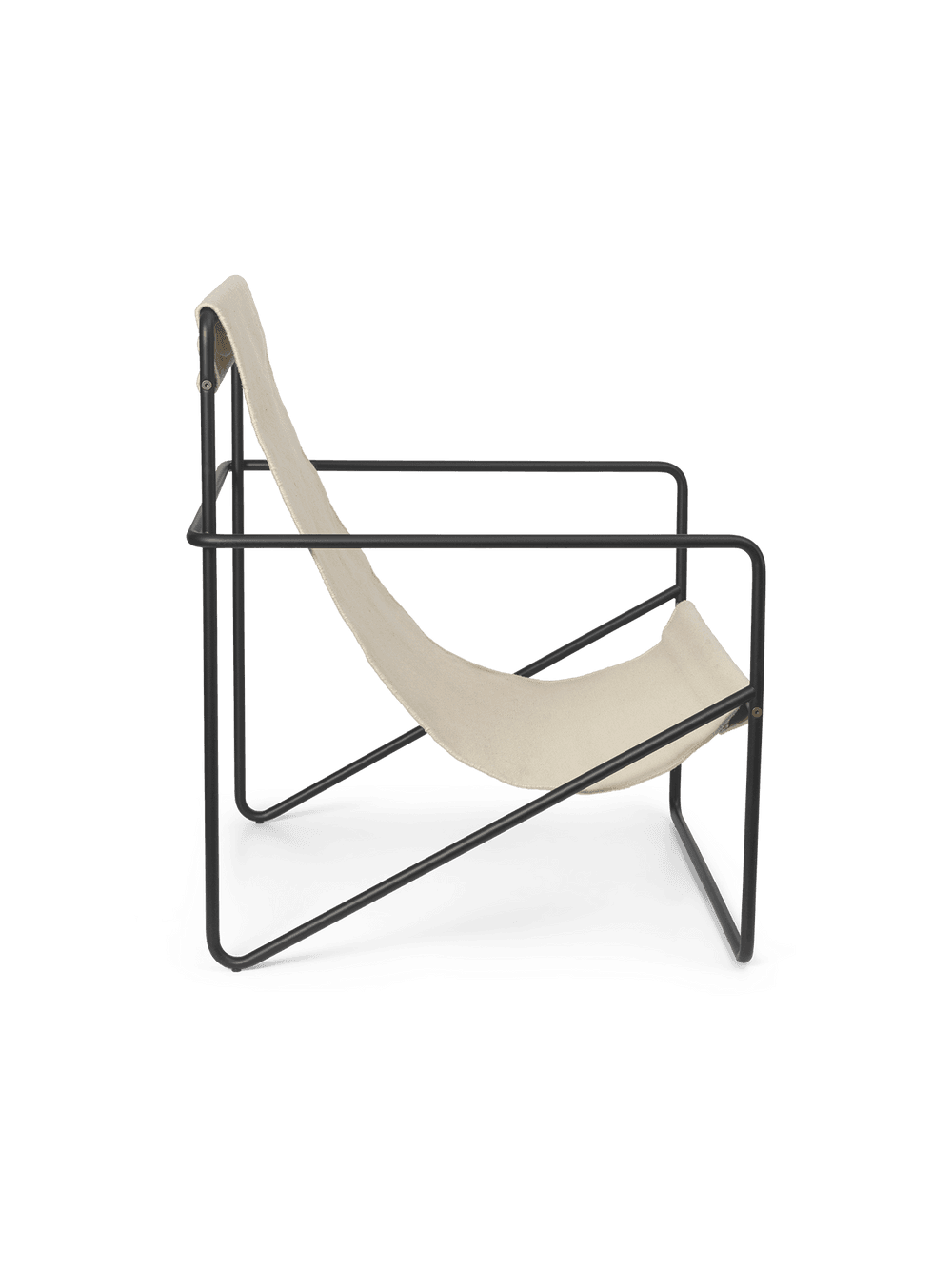 Ferm Living Desert Lounge Chair - Black - Cloud — фото 4