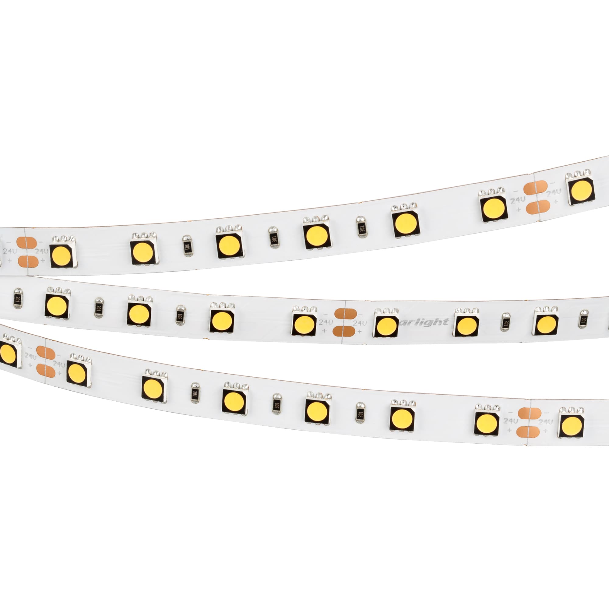 Светодиодная лента RT 2-5000 24V Day5000 2x (5060, 300 LED, CRI98) (Arlight, 14.4 Вт/м, IP20) 021423(1)