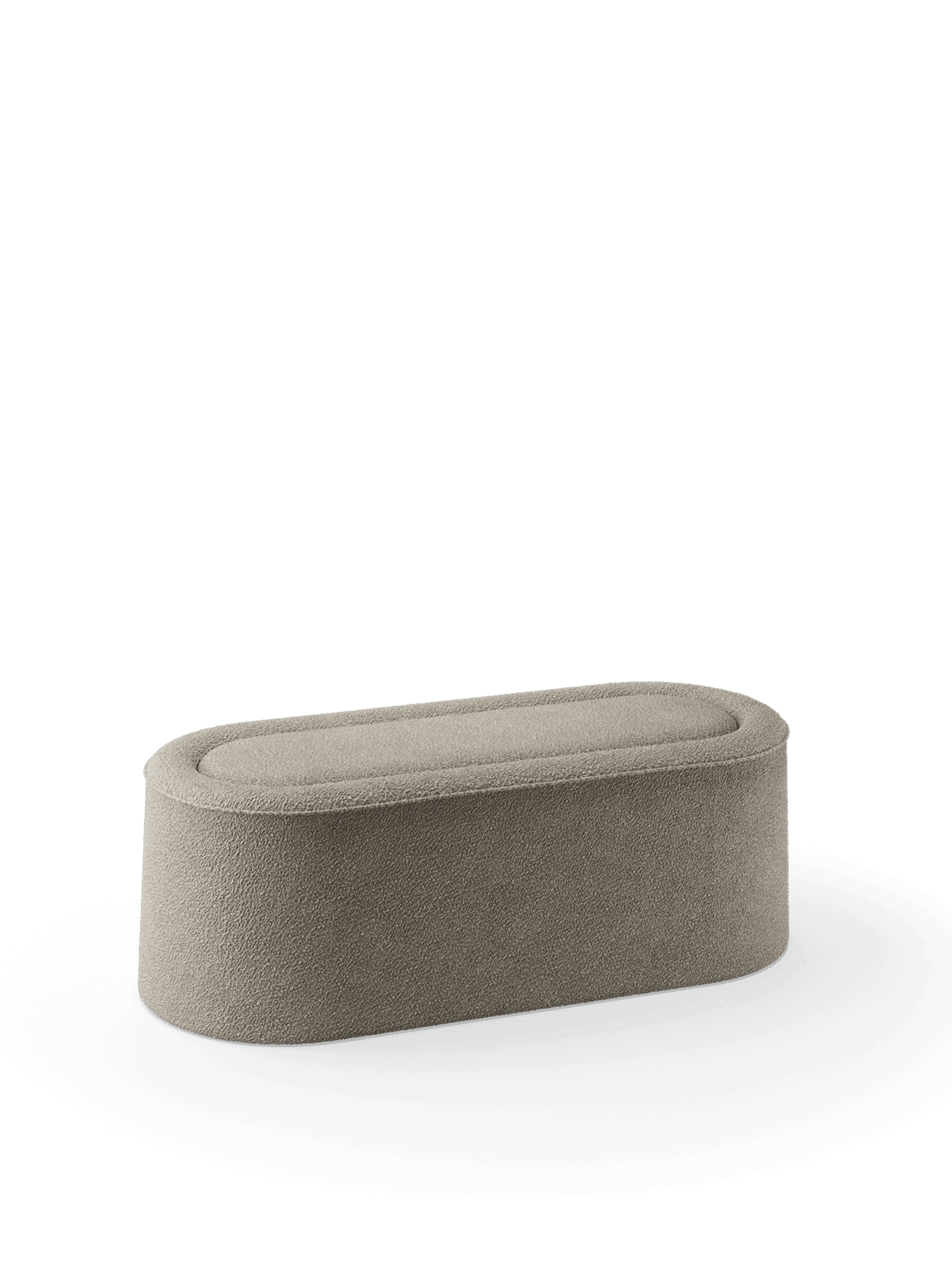 WOUD Praline bench (122 cm) - Natural bouclé — фото 2