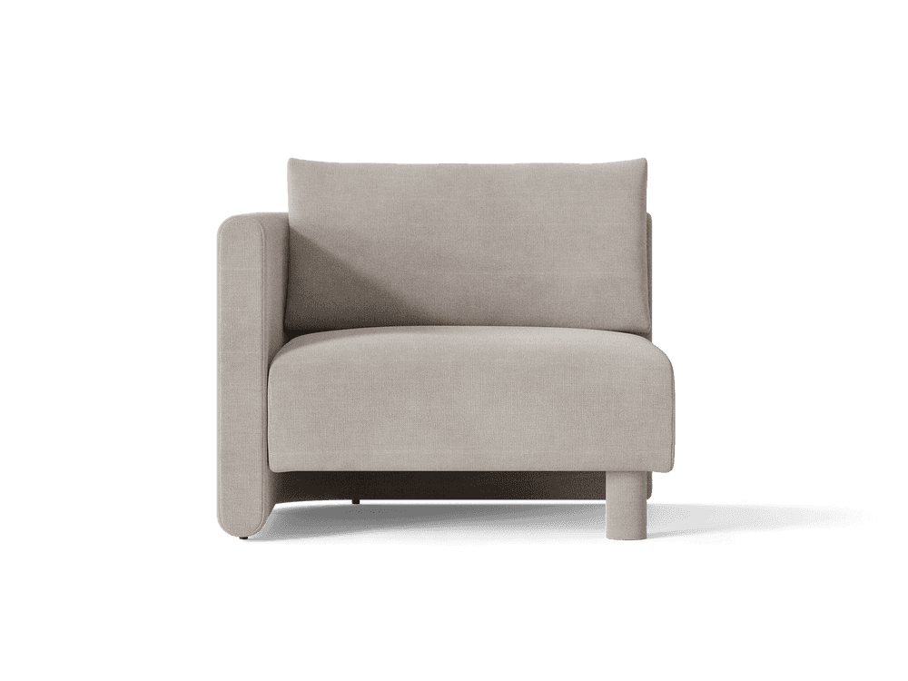 Ferm Living Dase Sofa Armrest Left - Cotton Linen - Natural — фото 2