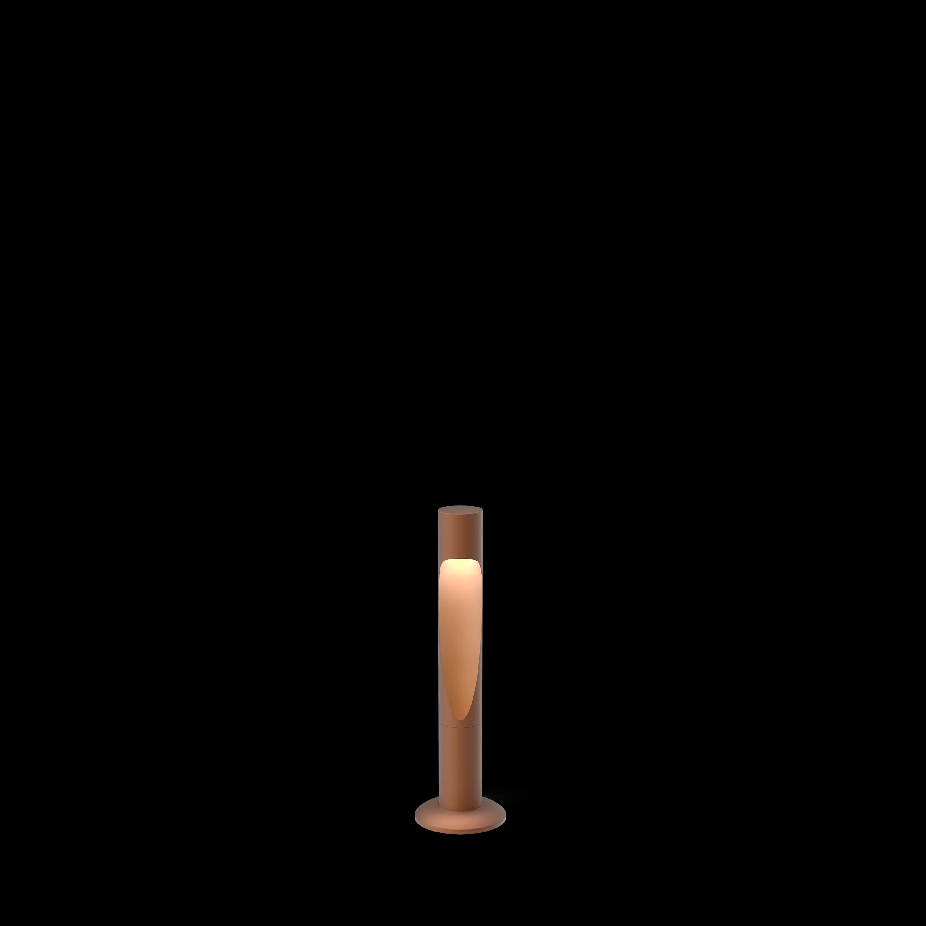 Louis Poulsen Flindt Garden Bollard Corten colour SHORT