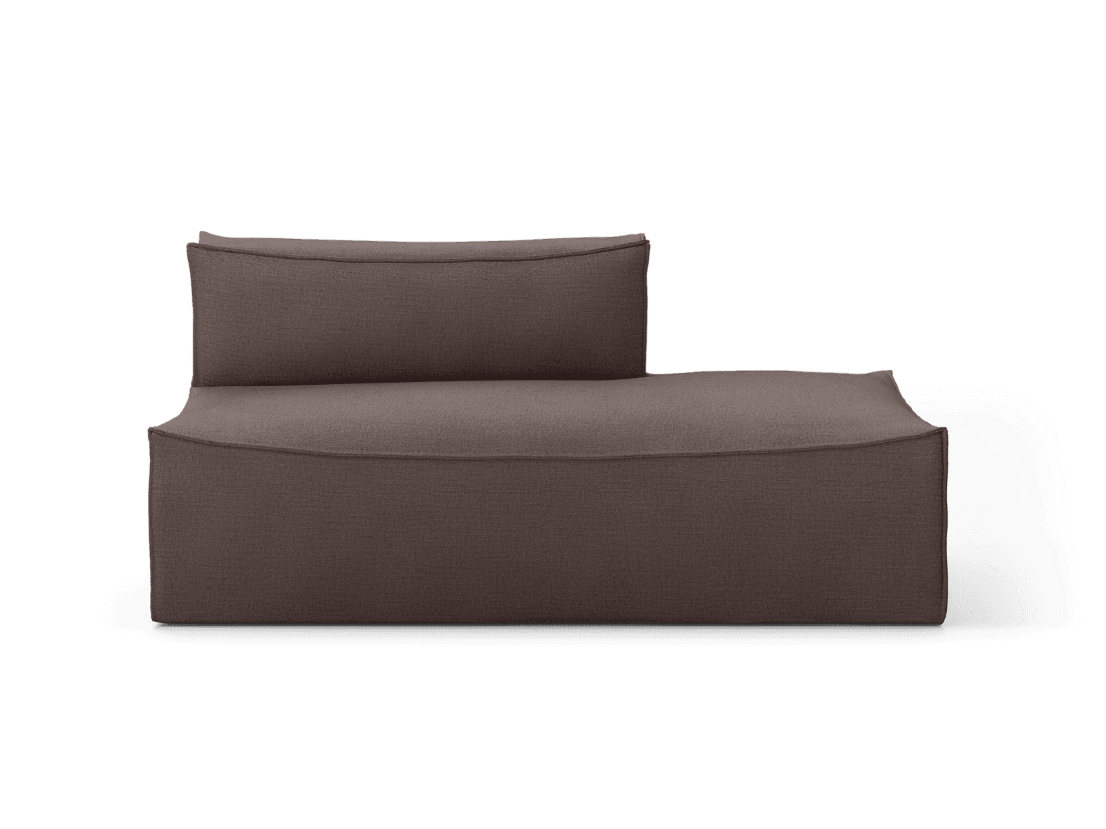 Ferm Living Catena Sofa Open End Right L301 - Hot Madison - Brown