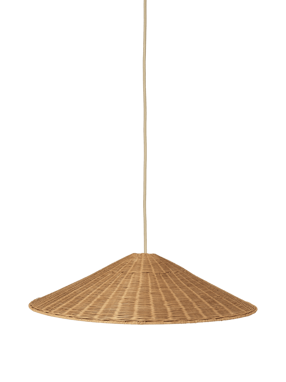 Ferm Living Dou Lampshade - Ø90 - Natural — фото 4