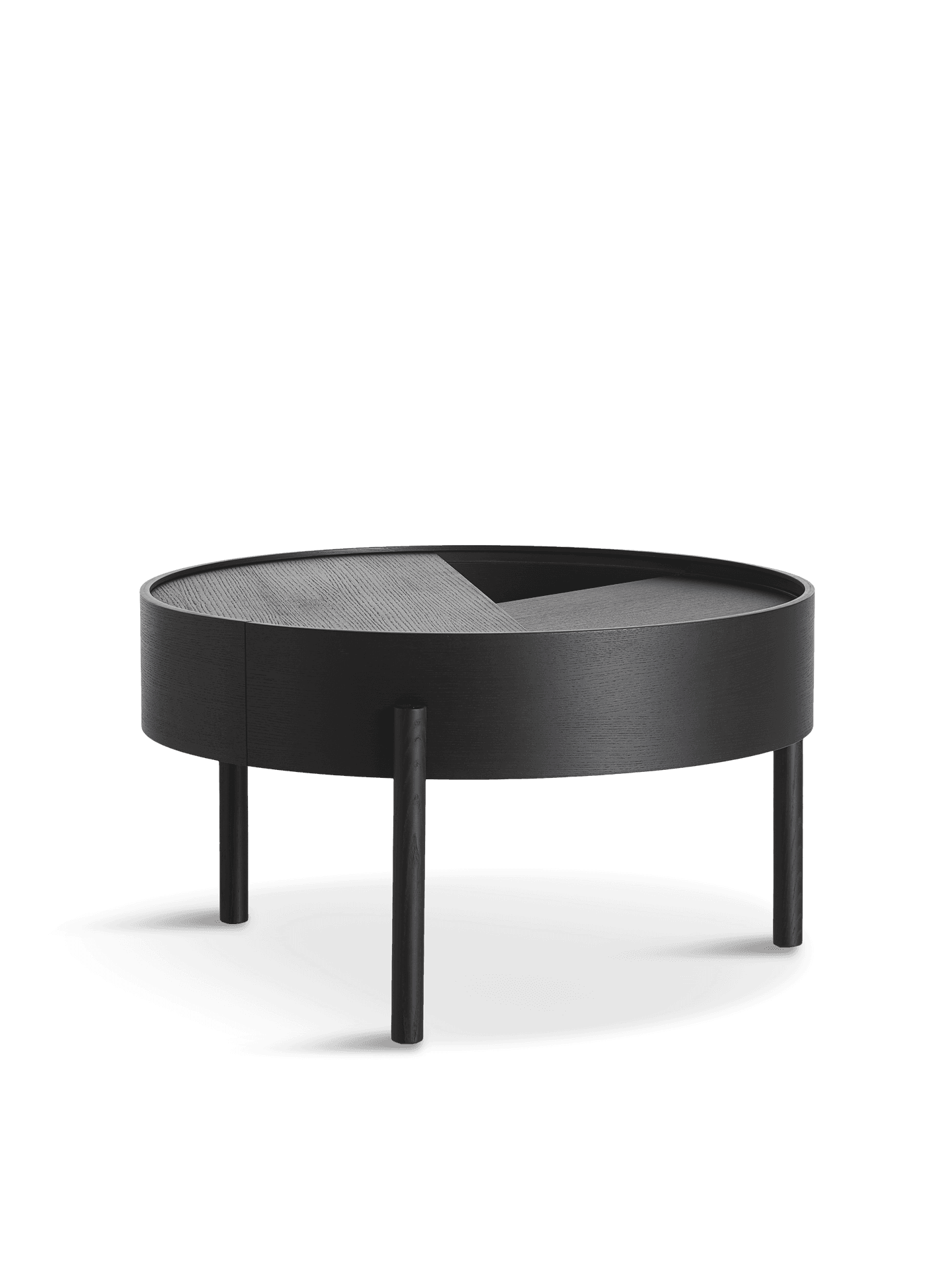 WOUD Arc coffee table (66 cm) - Black