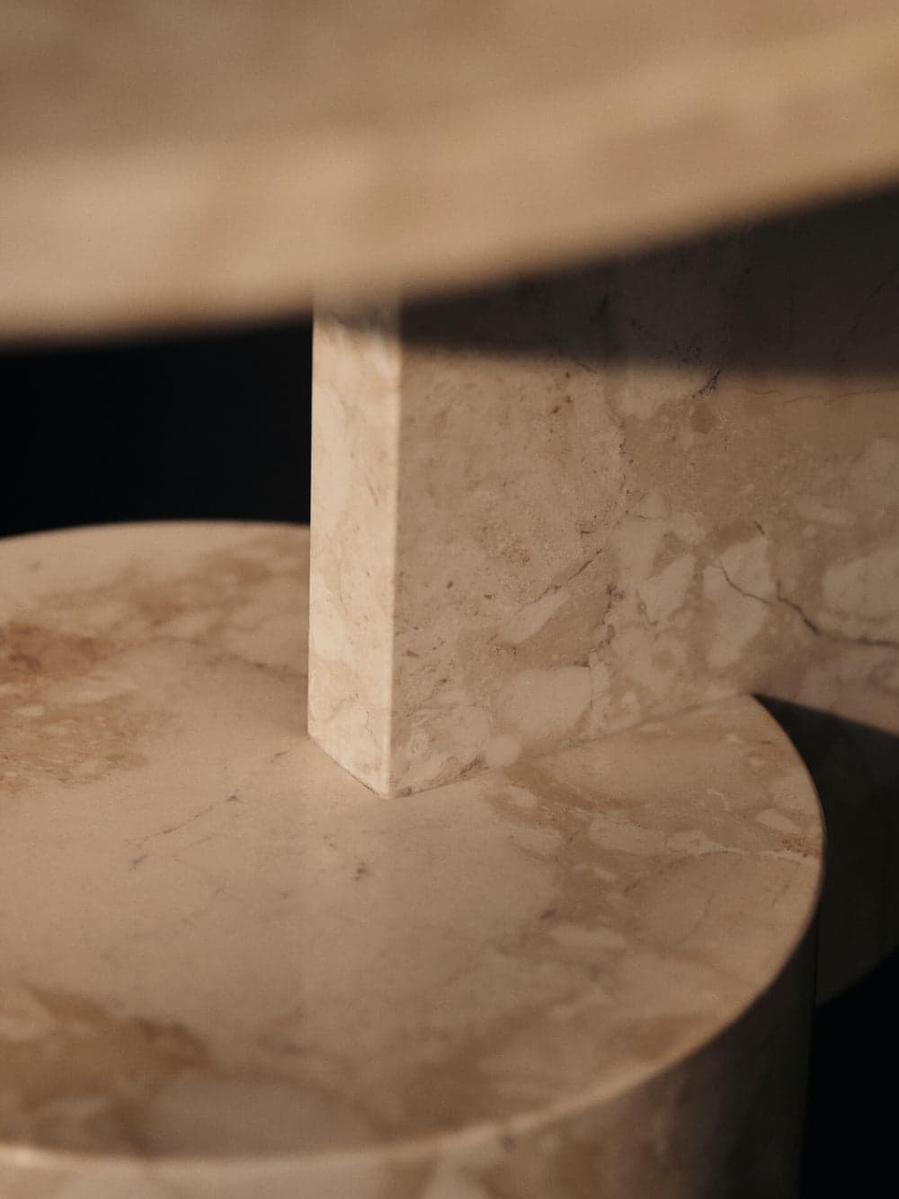 Ferm Living Insert Side Table - Stone - Sand — фото 7