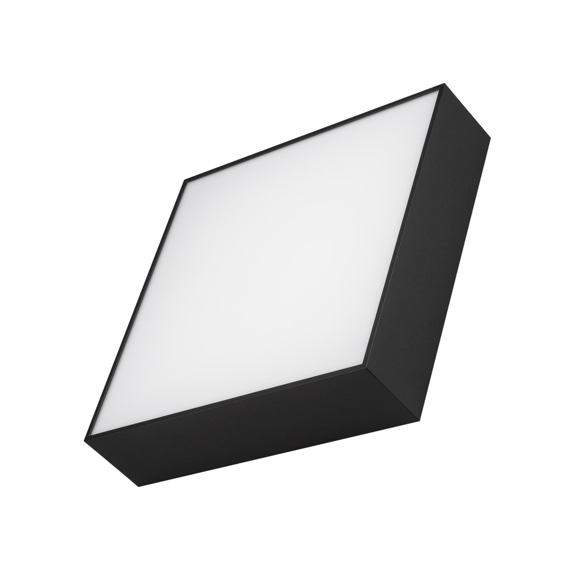 Светильник SP-QUADRO-S250x250-25W Warm3000 (BK, 120 deg, 230V) (Arlight, IP40 Металл, 3 года) 034788
