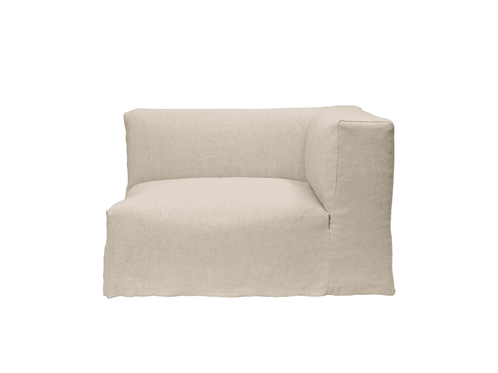 Ferm Living Catena Sofa Armrest Right S401 - Loose Drape - Natural