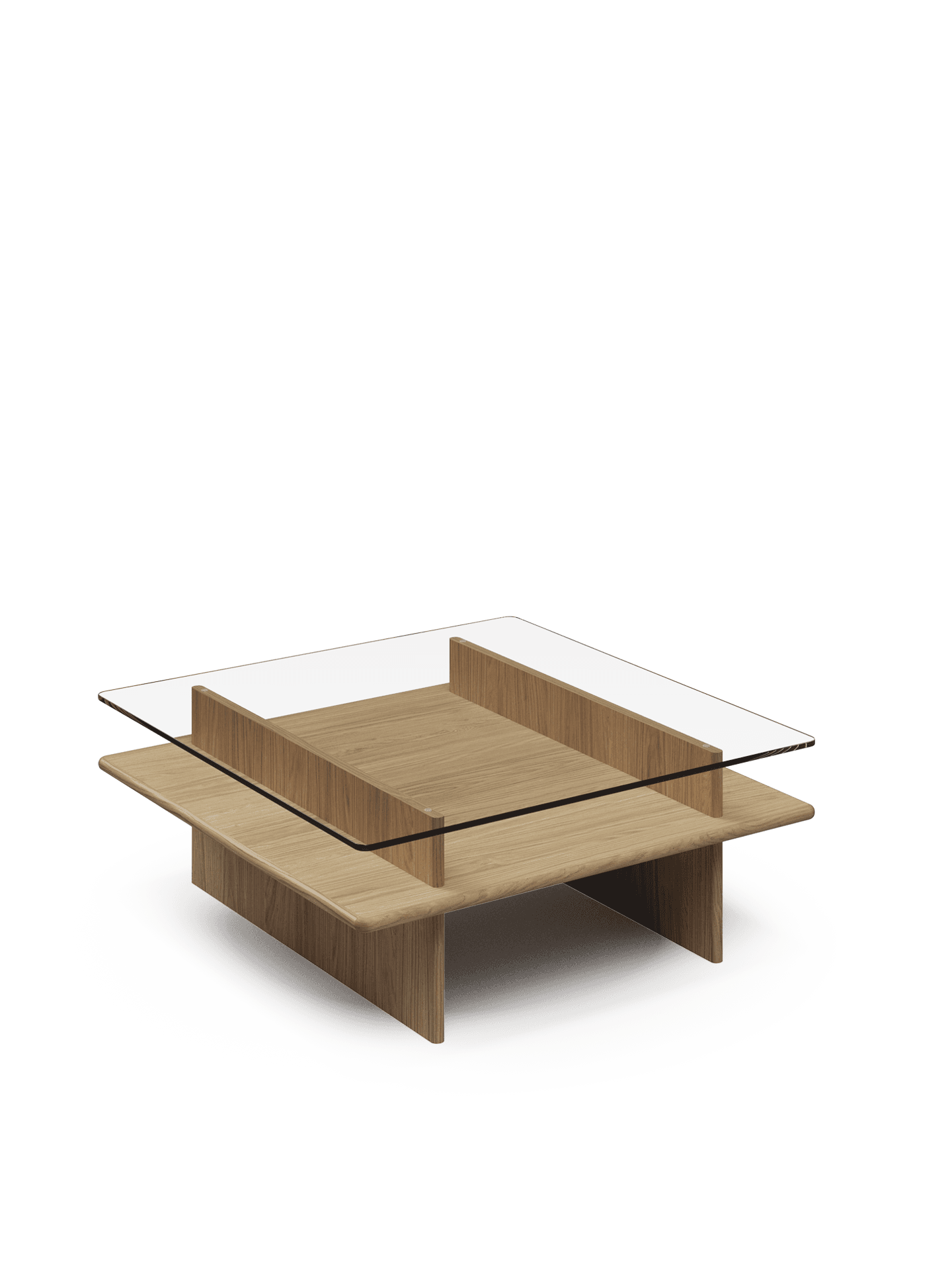 WOUD Parallel coffee table (90x90)