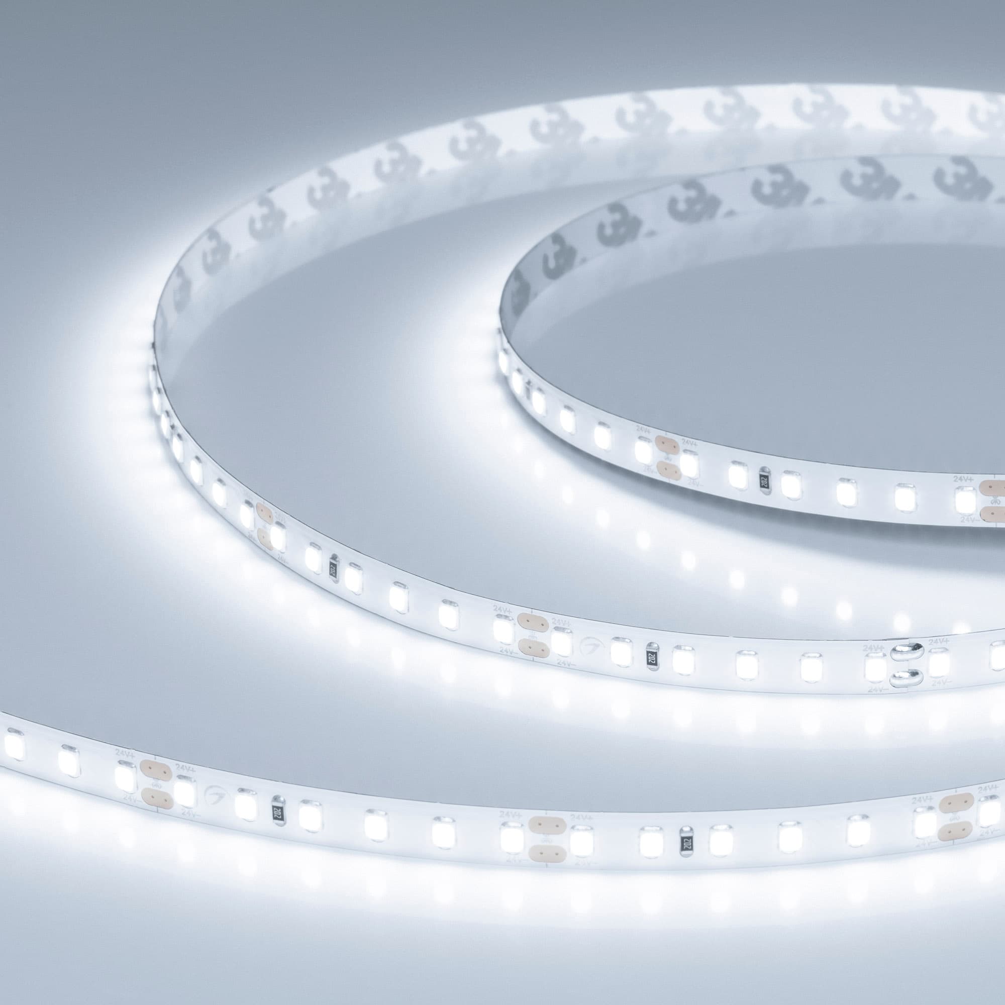 Светодиодная лента UL-A120-8mm 24V White6000 (2 W/m, IP20, 5m) (Arlight, Открытый) 057519