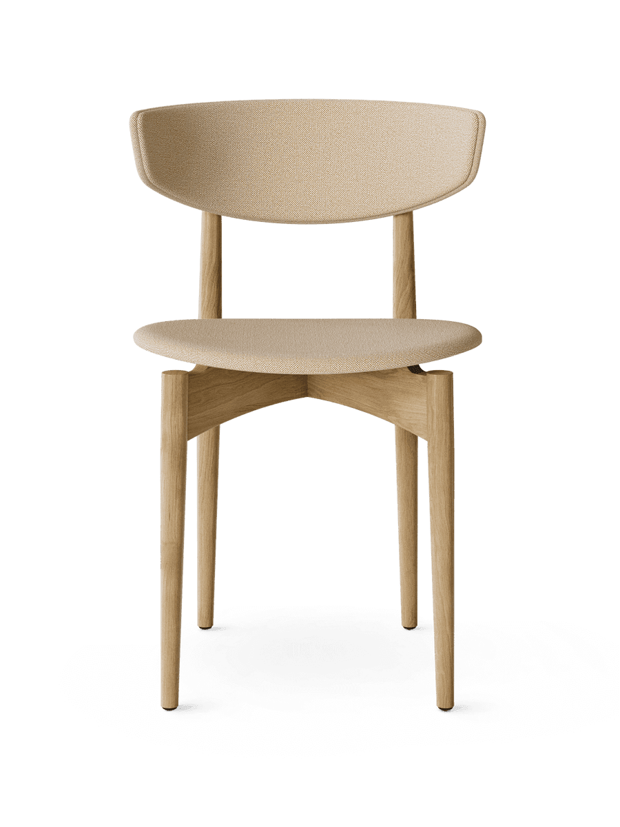 Ferm Living Herman Dining Chair - Upholstered - Hallingdal - Oak/Beige
