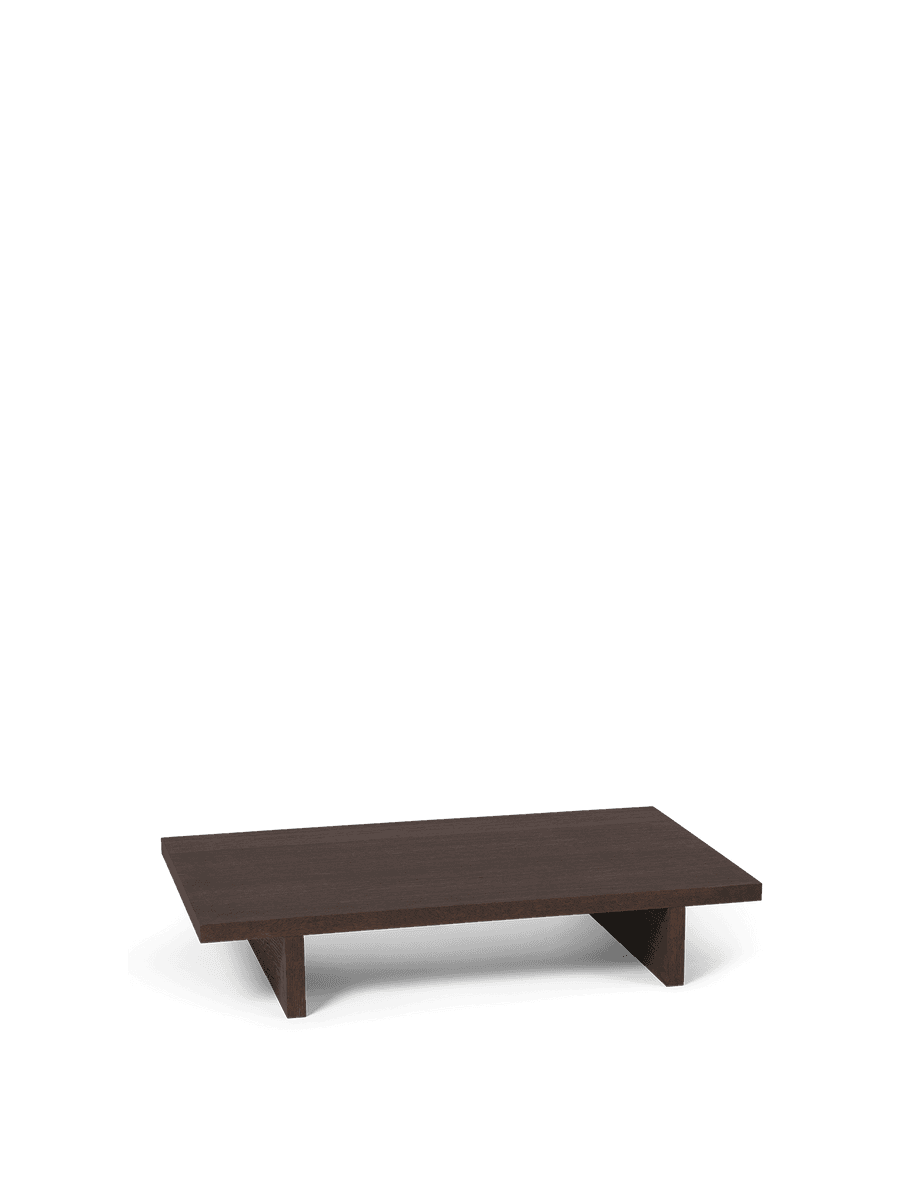 Ferm Living Kona Low Table - Dark Stained Oak