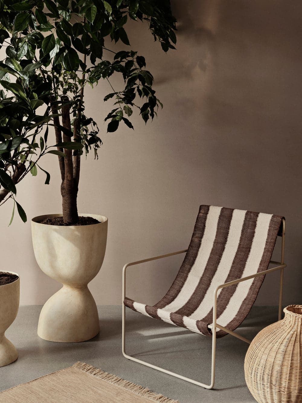 Ferm Living Evoke Pot - Tall - Warm Sand — фото 3