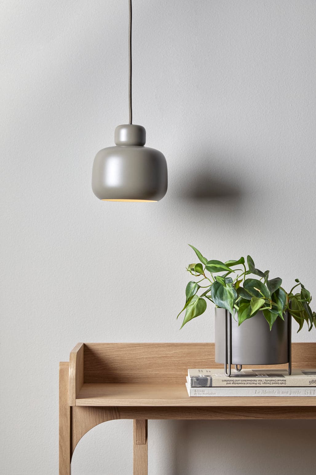 WOUD Stone pendant (Small) - Taupe — фото 3