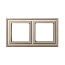 Рамка 2-поста; термопласт; шампань; Eco Deco, Jung EPD482CH