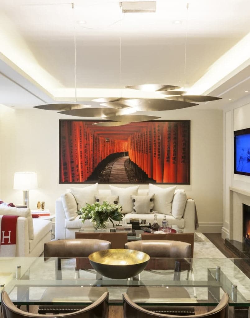 Terzani I lucci argentati linear chandelier — фото 8