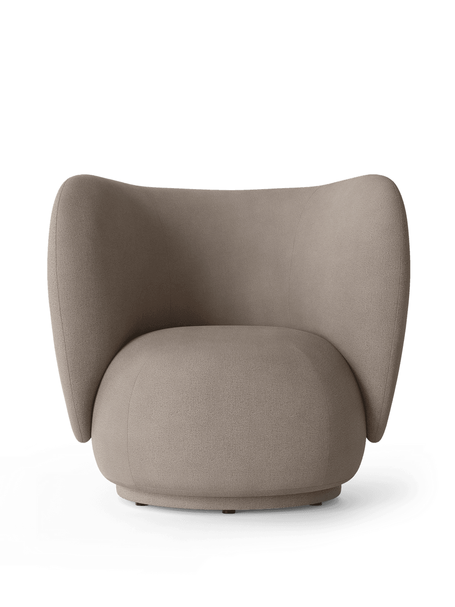 Ferm Living Rico Lounge Chair - Brushed - Warm Grey
