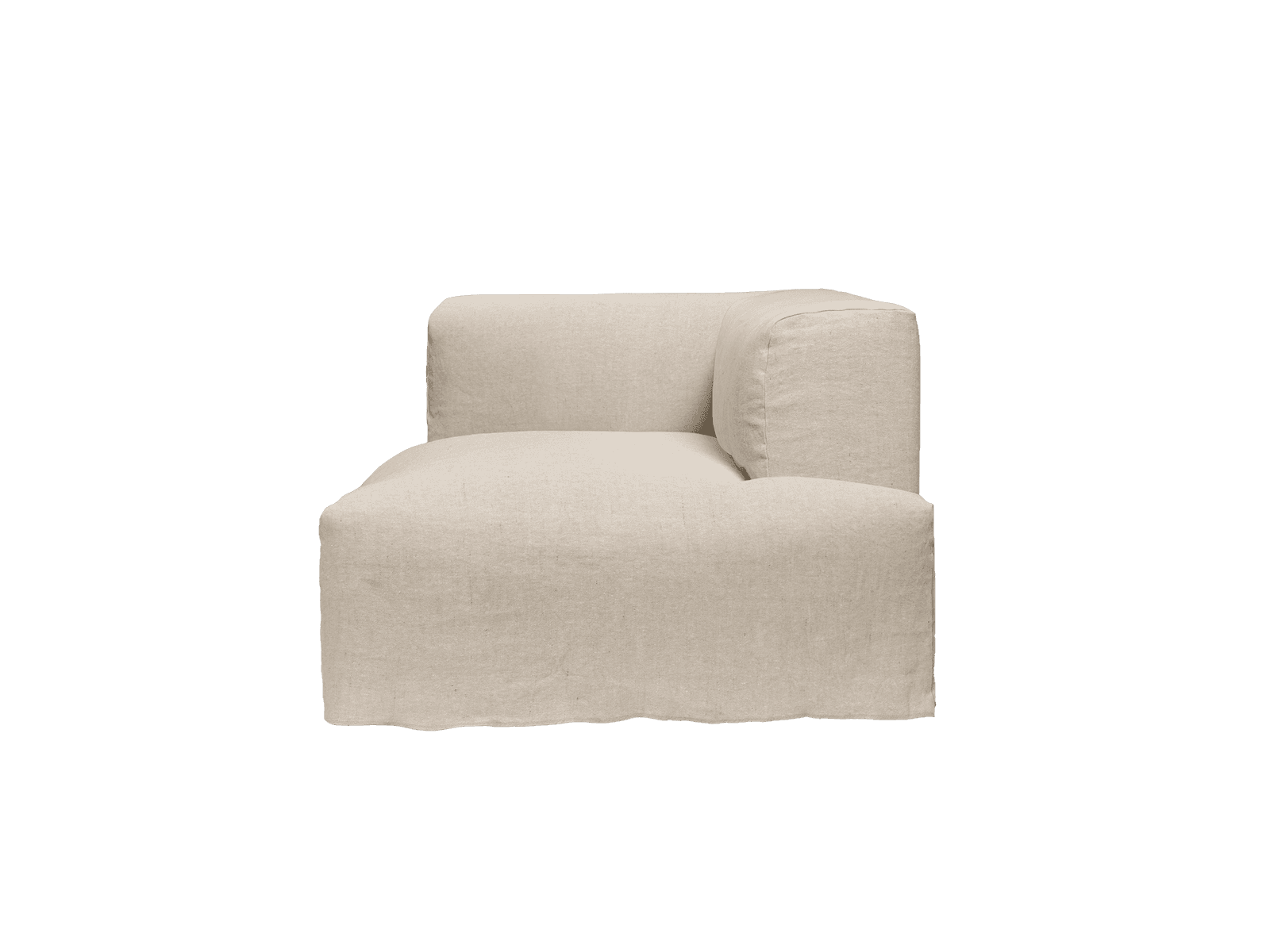 Ferm Living Catena Sofa Chaise Longue Right S601 - Loose Drape - Natural