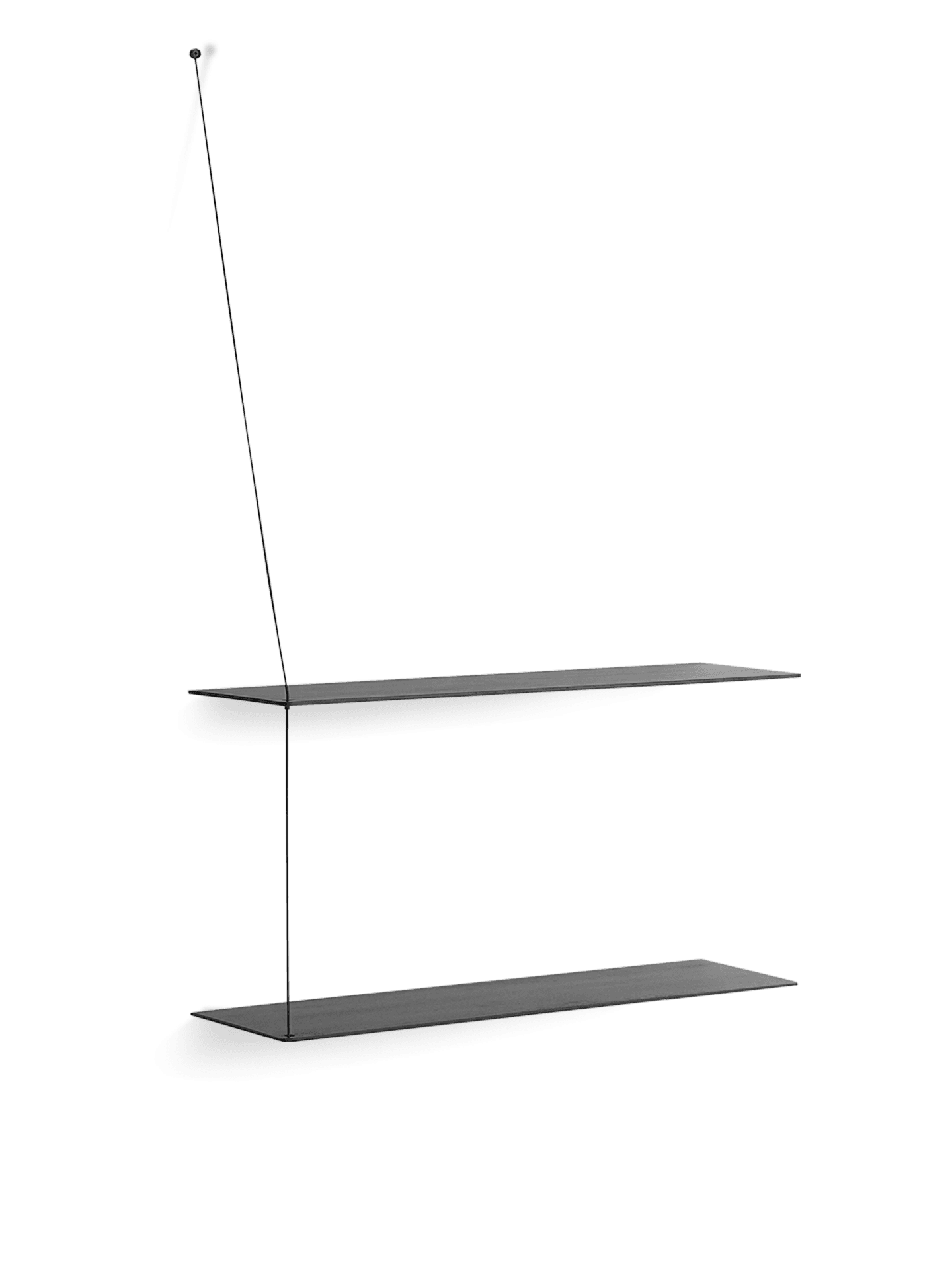 WOUD Stedge shelf (80 cm) - Black