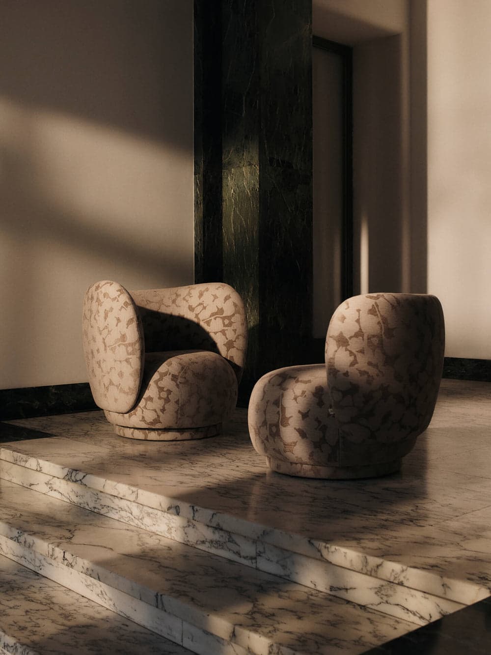 Ferm Living Rico Lounge Chair - Cilla - Taupe — фото 3