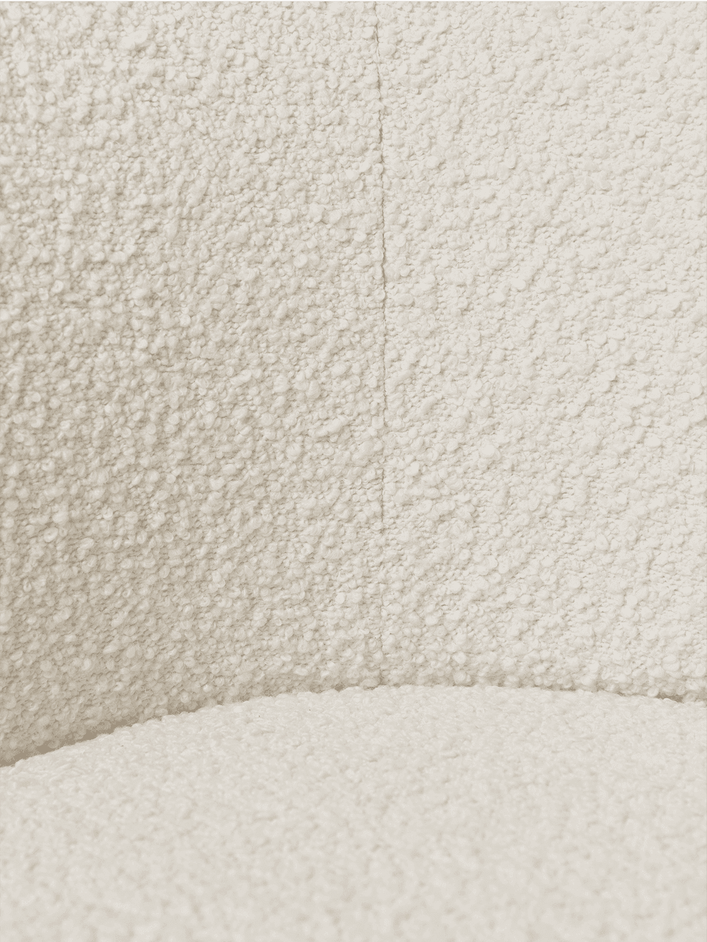 Ferm Living Rico Dining Chair - Cashmere - Nordic Bouclé - Off-White — фото 5
