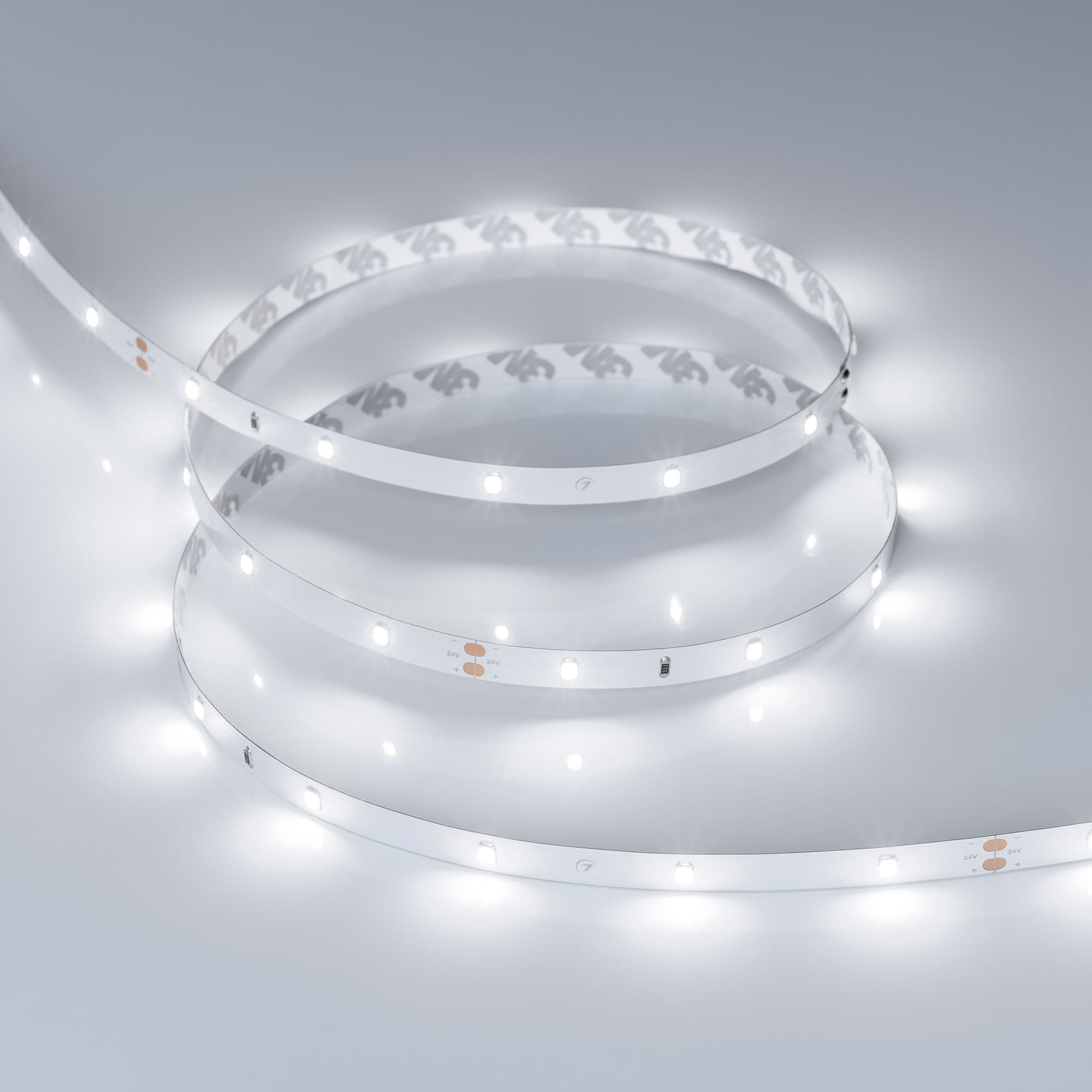 Светодиодная лента RT-A30-8mm 24V White6000 (2.9 W/m, IP20, 2835, 5m) (Arlight, Открытый) 019917(2) — фото 2