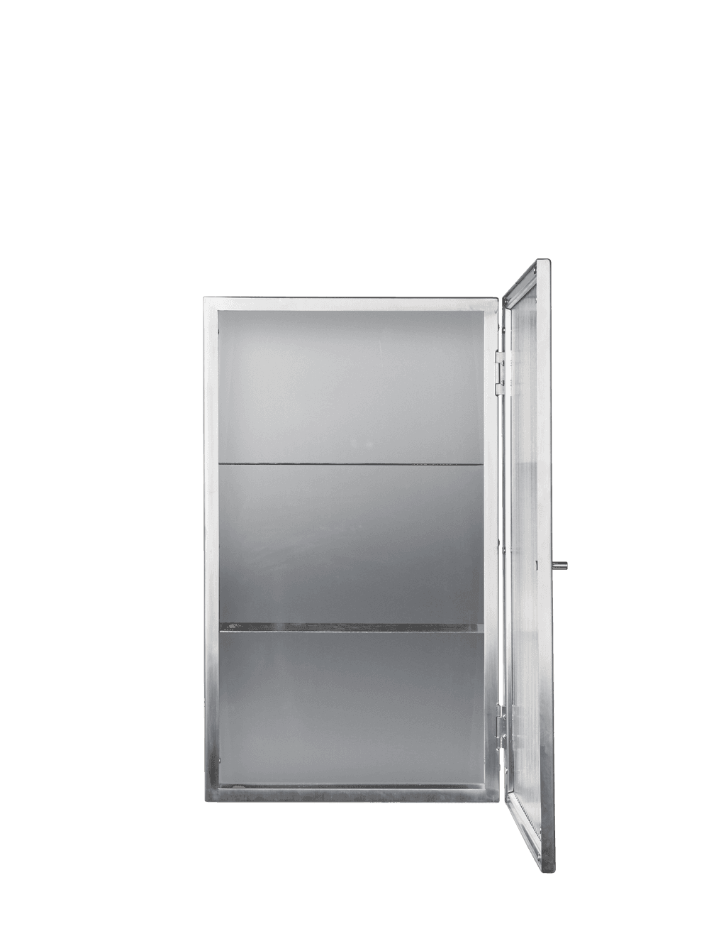 Ferm Living Haze Wall Cabinet - Reeded Glass - Brushed Stainless Steel — фото 9
