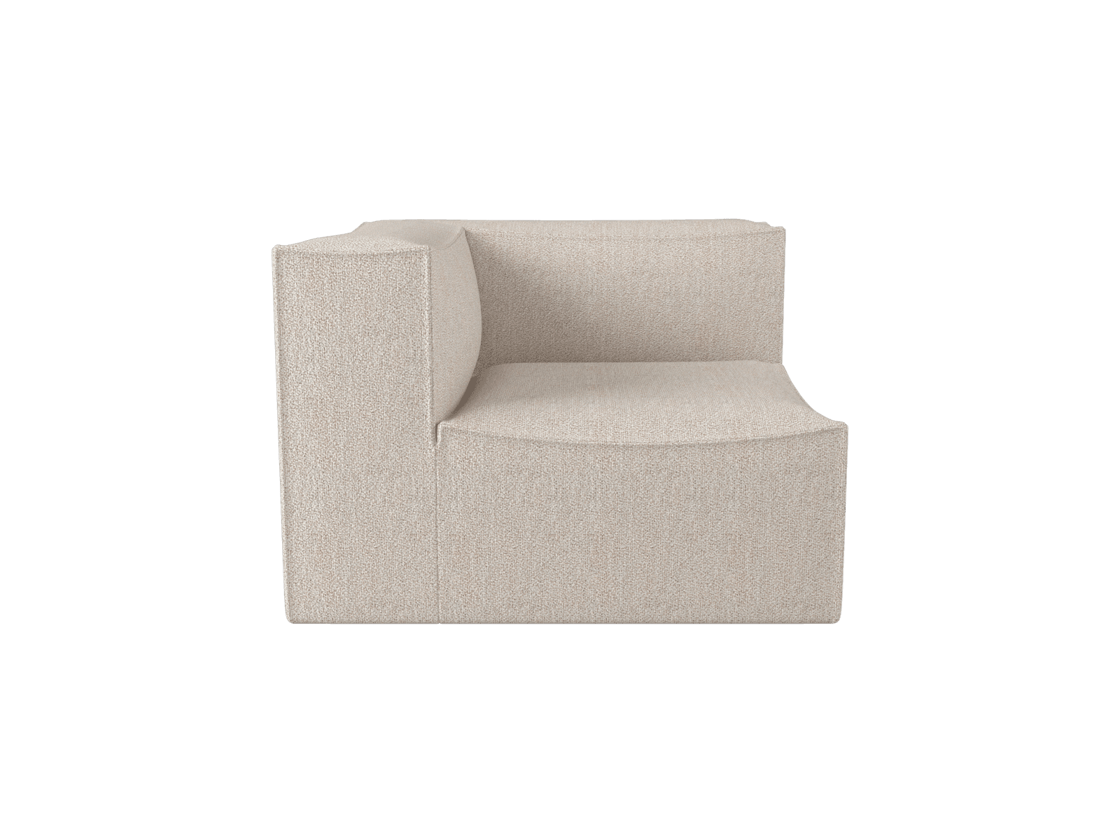 Ferm Living Catena Sofa Connect Corner L200 - Soft Bouclé - Natural