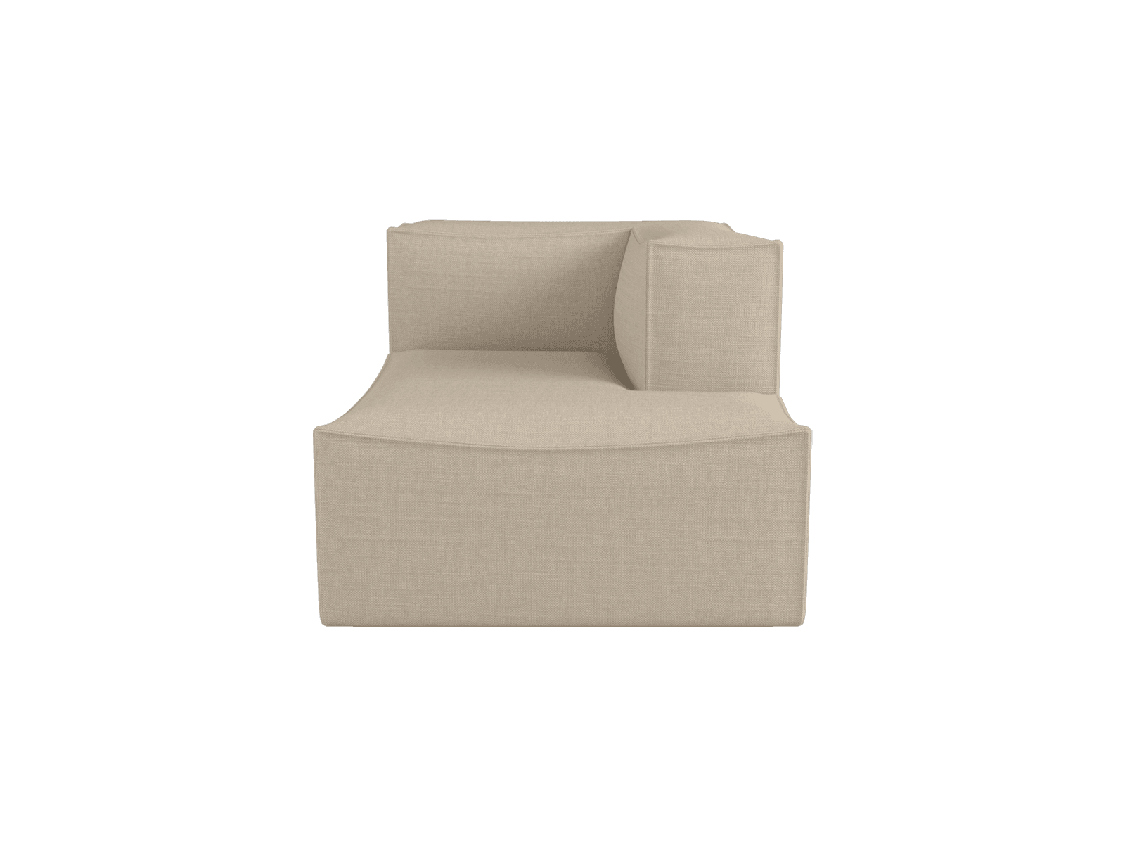 Ferm Living Catena Sofa Chaise Longue Right S601 - Hot Madison - Sand