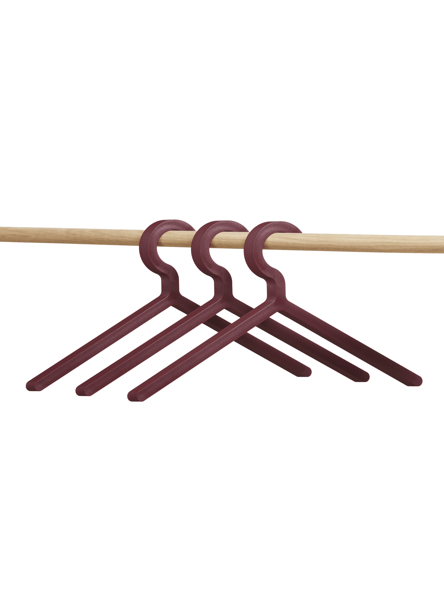 WOUD Illusion hanger - Deep red