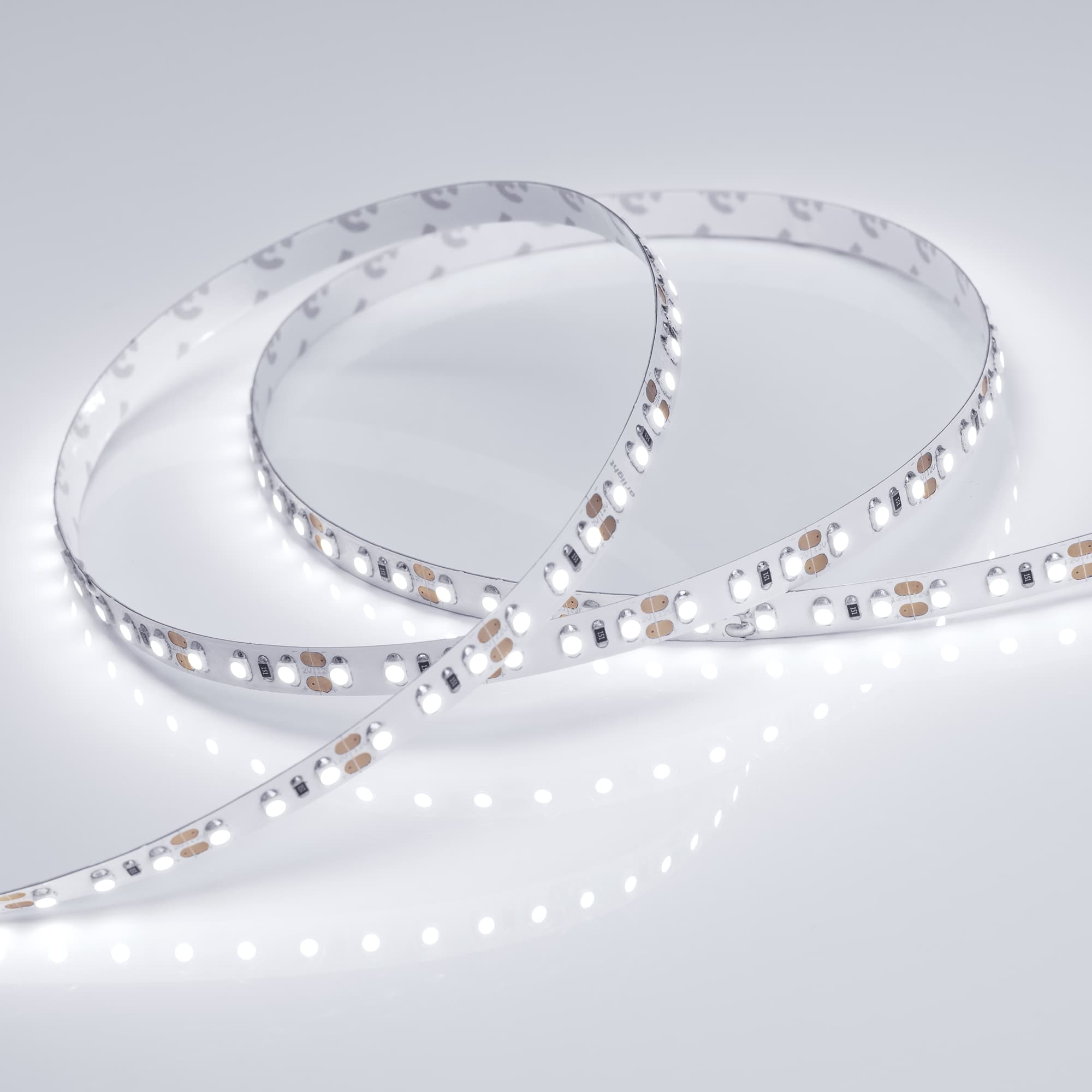 Светодиодная лента RT 2-5000 12V White6000 2x (3528, 600 LED, LUX) (Arlight, 9.6 Вт/м, IP20) 012334(B) — фото 3
