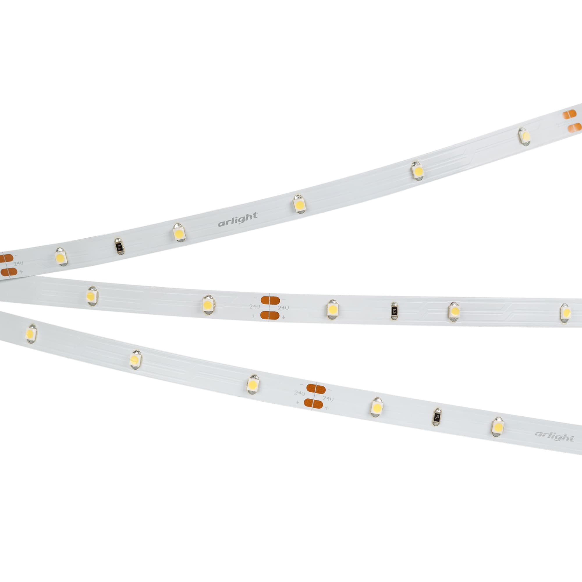 Светодиодная лента RT 2-5000 24V Cool 8K 0.5x (3528, 150 LED, LUX) (Arlight, 2.9 Вт/м, IP20) 019916 — фото 2