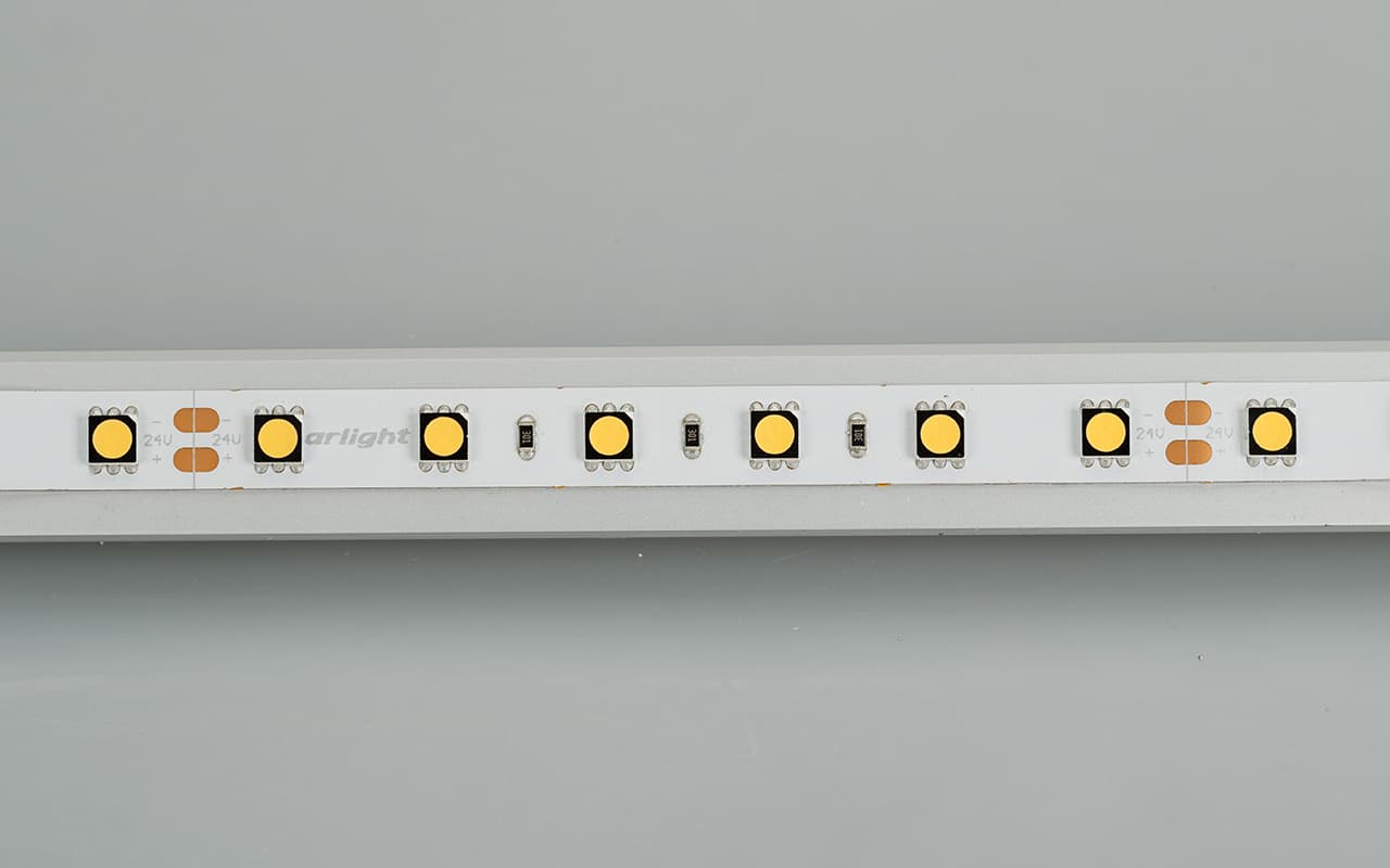 Светодиодная лента RT 2-5000 24V Day4000 2x(5060, 300 LED, CRI98) (Arlight, 14.4 Вт/м, IP20) 021422 — фото 4