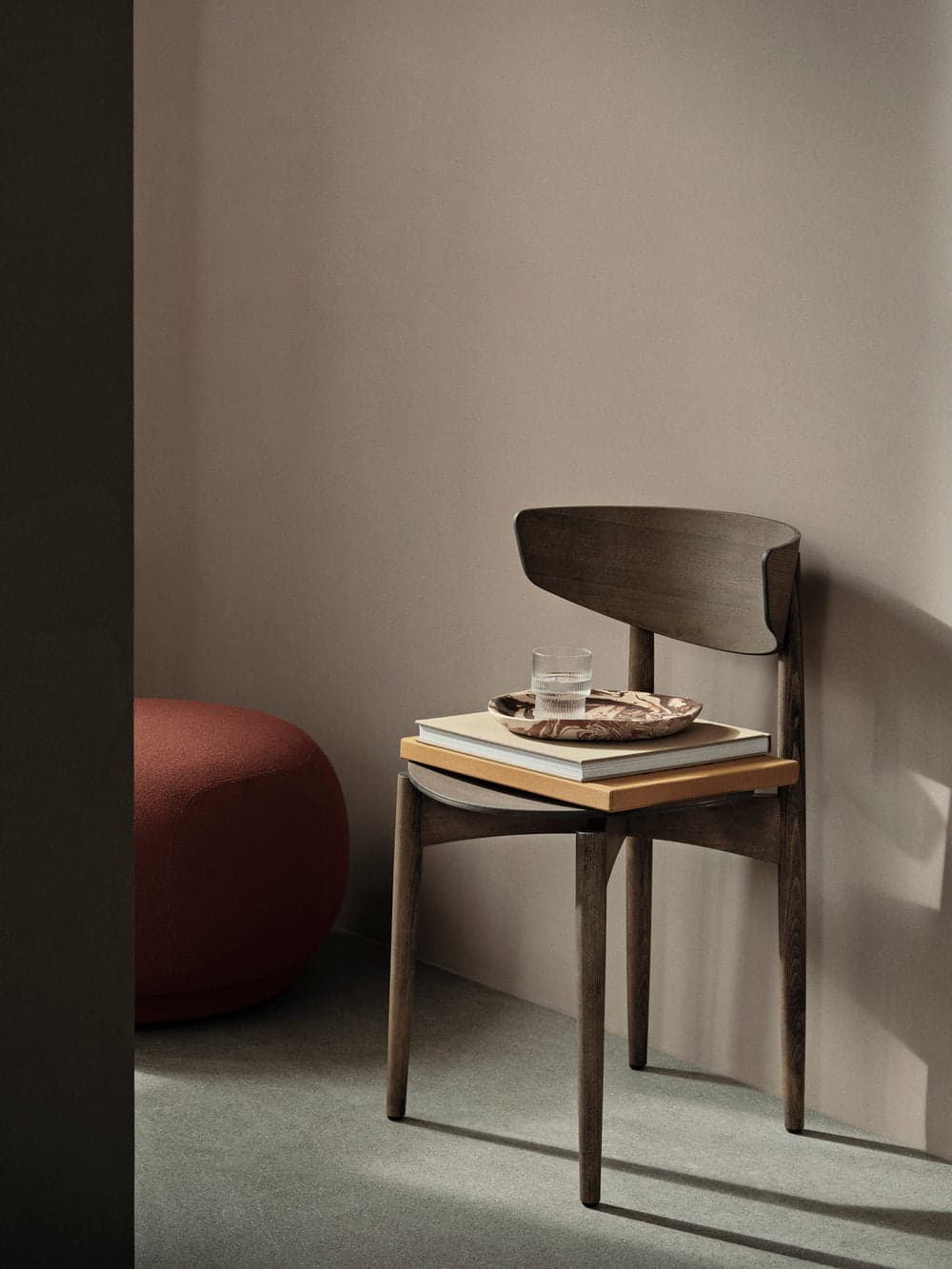 Ferm Living Herman Dining Chair - Wood - Dark Stained Beech — фото 5