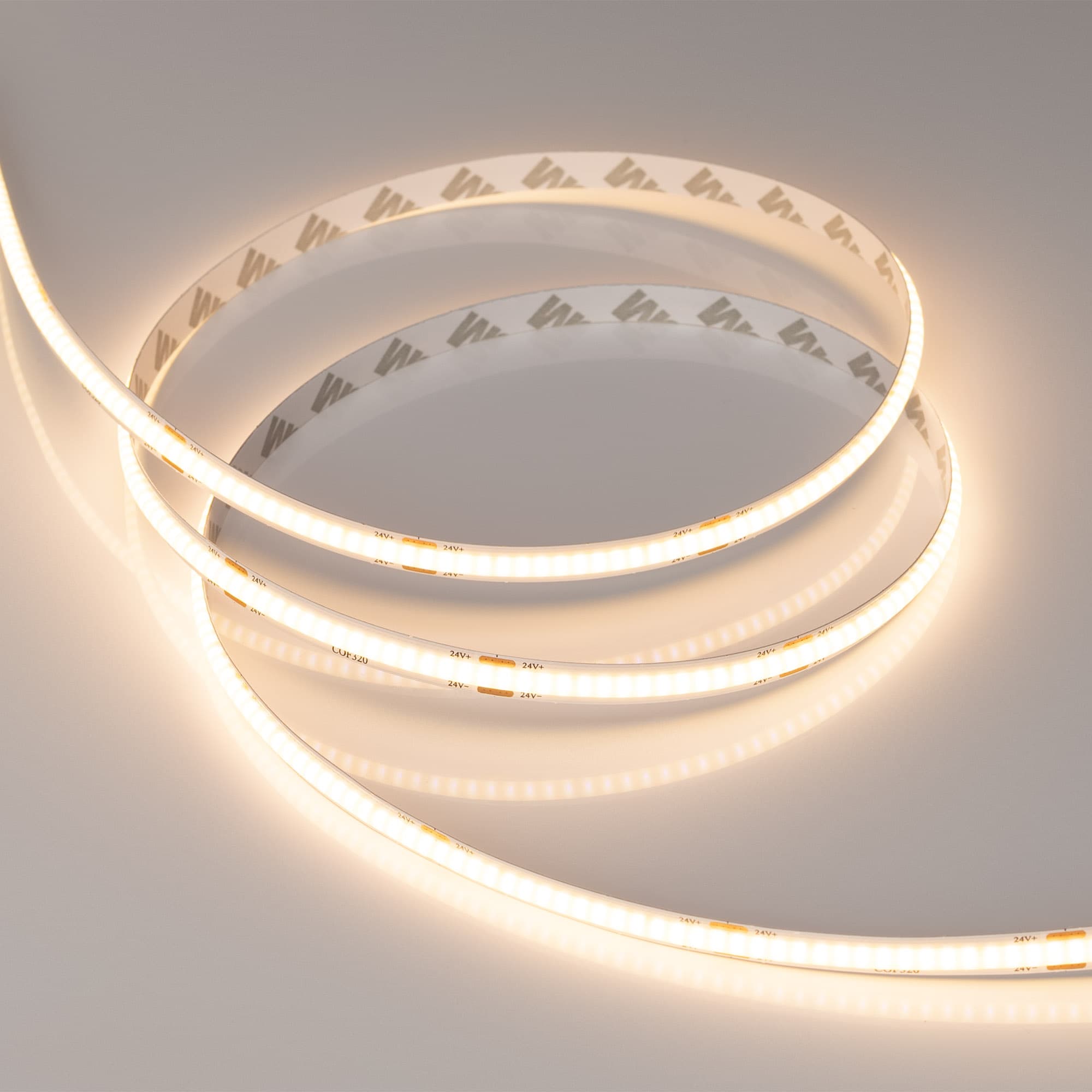 Светодиодная лента COB-X320-8mm 24V Warm3000(8 W/m, IP20, CSP, 5m) (Arlight, -) 039022 — фото 5