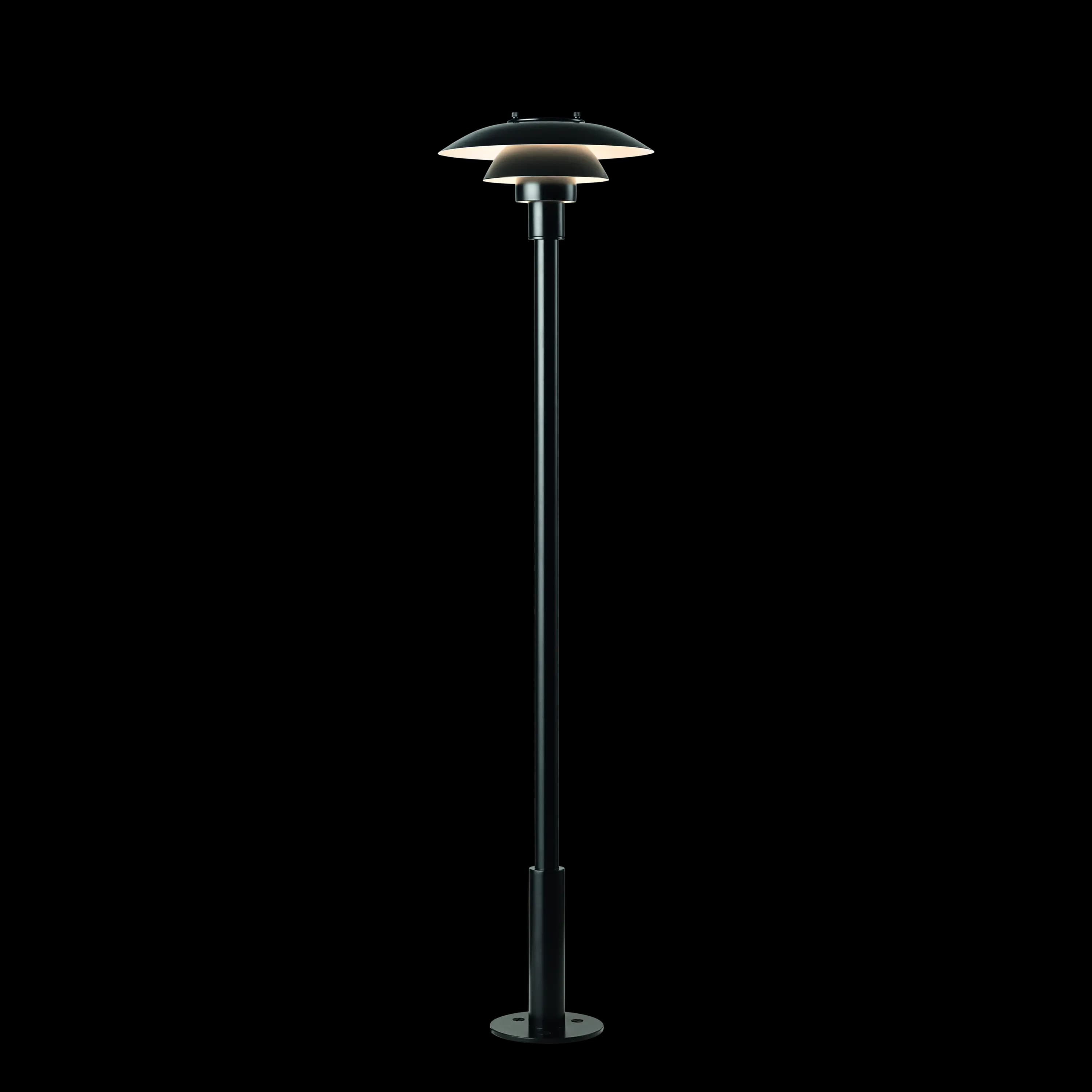 Louis Poulsen PH 3-2½ Bollard Black 1260mm