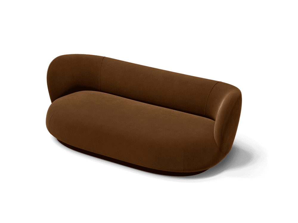 Ferm Living Rico Lounger Sofa - Rich Velvet - Soft Brown — фото 2