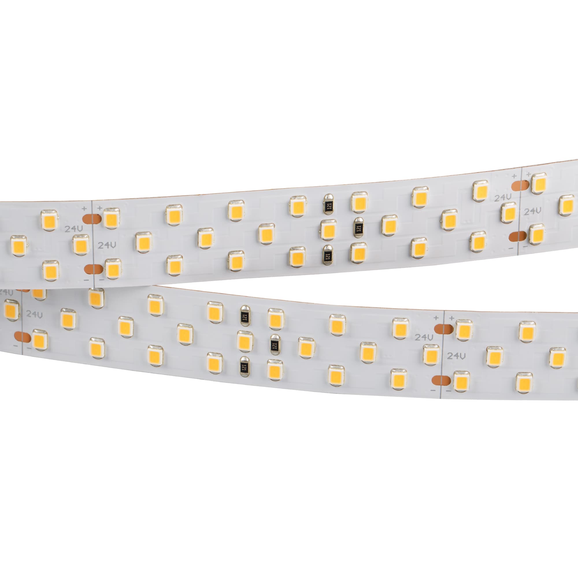 Светодиодная лента RT 2-5000 24V Warm2700 3x2 (2835, 1260 LED, CRI98) (Arlight, 27 Вт/м, IP20) 025157(1)