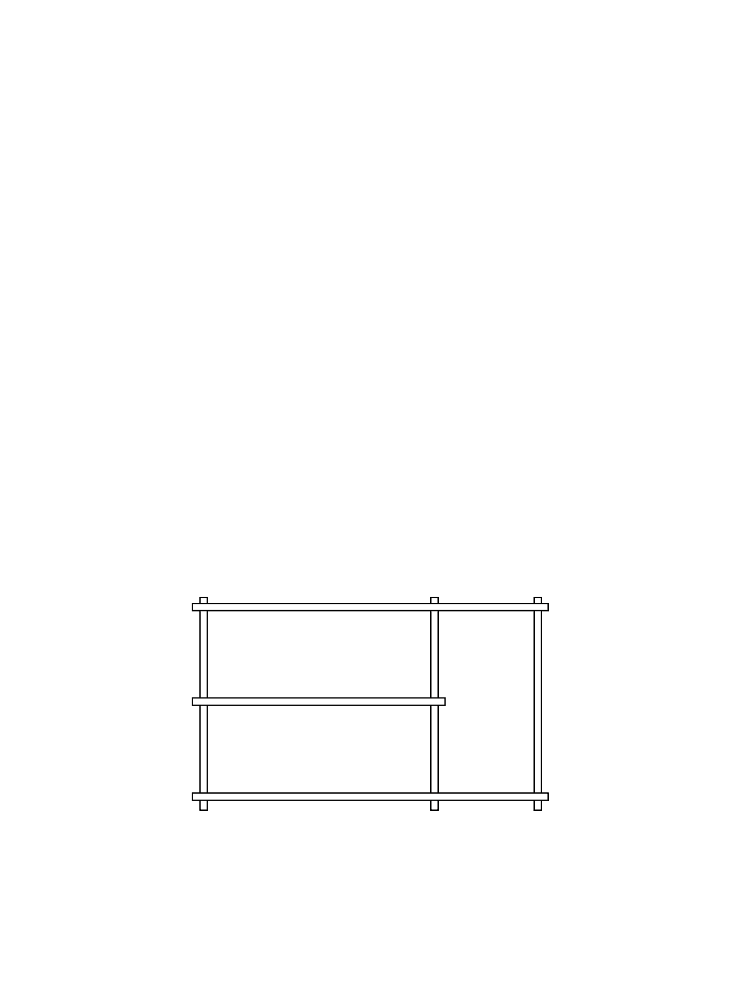 WOUD Elevate shelving - system 3